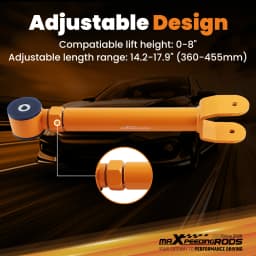2pcs Front Upper Adjustable Control Arms Suspension For Jeep Wrangler TJ 97-06 1984-2001 4-6.5" lift 2/4WD New
