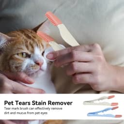 Dog Tear Stain Comb Multipurpose Dog Eye Cleaning Brush Pet Tear Marks Brush Ergonomic Cat Cleaning Brush Tear Stain Remover