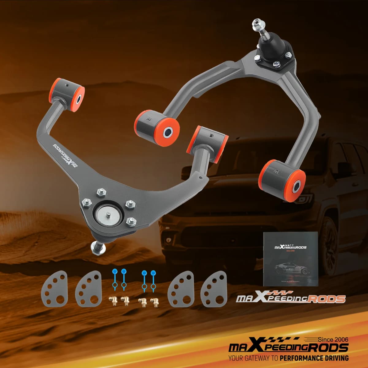 Upper Drop Alignment Control Arms Kit for Silverado Sierra 1500 2007 2008-2015