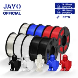 JAYO PETG Filament 1.75MM 10Rolls/set 3D Filament PETG For FDM 3D Printers Neatly Wound 3D Printer Materials