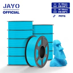 JAYO PETG Filament 1.75MM 10Rolls/set 3D Filament PETG For FDM 3D Printers Neatly Wound 3D Printer Materials