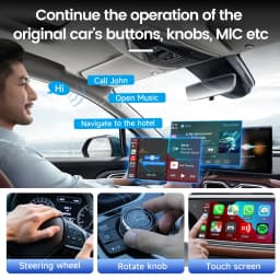Carlinkit Wireless Carplay Adapter Non-Inductive Connection Wired To Wireless Car Play USB Dongle Nissan Benz Audi Mazda Peugeot