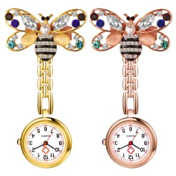 LANCARDO High Definition Easy-to-Read Digital Nurse Watch Honeybee Decorative Medical Auxiliary Watch Work for Men and Women