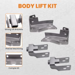 3" Body Lift Kit Front Rear for Chevrolet GMC Silverado Sierra 1500 2007-13