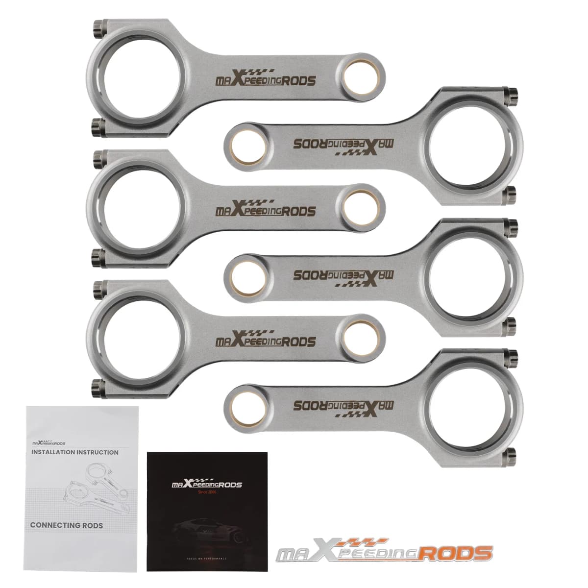 Steel Connecting Rods for BMW 1 3 5 7 X6 Z4 Series N54B30 3.0 ARP 2000 5.709"