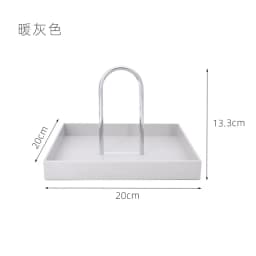 Tray Storage Desk Organizer Table Decorate Cosmetics Jewelry Sundries Display Makeup Bedroom Round Solid Color Storage organizer