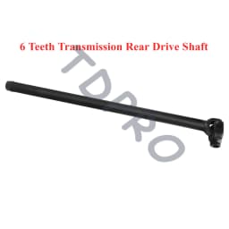 TDPRO 28.4" 6 Teeth Transmission Rear Drive shaft For DIY Go Kart Quad ATV UTV Buggy 4WD