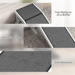 Pet Ramp dog cat pets a rest Flat surface durability Carpet surface pet safety Anti-slip surface cat dog Pet Ramp