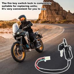 Ignition Key Lock Car Accessories Electric Scooter Key Ignition Electric Start Button Key Starter Parts Motorcycle Accessories