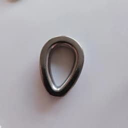 Wire Rope Clamp Wire Rope Thimble And Clamp Set Various Specifications Stainless Steel Crimping Ring Sleeve Marine Hardware