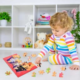 Puzzle For 3 Year Old 60pcs Toddler Puzzles Kids Cartoon Puzzles Travel Games Early Childhood Toy Enlightenment Toys Animal
