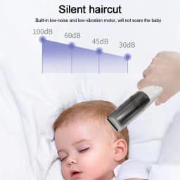 Toddler Hair Trimmer Haircut Clippers Electric Hair Clippers Quiet Hair Cutting Clippers Waterproof Cordless Hair Clipper Hair