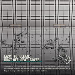 Navy Universal Car Seat Cover for Truck and Car Bench Seats That are One Piece and Durable for Long Lasting Protection