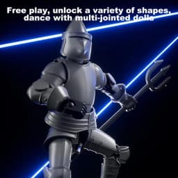 Action Figure 3D Printed Stress Relief Toy Multi-Jointed Robot Action Figure Collectible Action Figure For Collectors Desktop