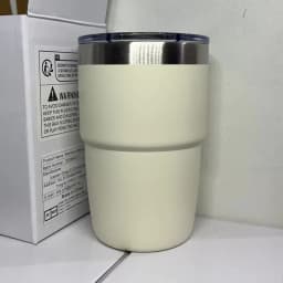 8oz Stainless Steel Thermos Cup Multi-color Portable Ice Cup Mini Double-layer Insulated Coffee mug With Lid water bottle