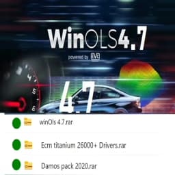Winols 4.7 Full Activated Work Windows10 11 No Need Vmware Multi-language + Damos pack + ECM TITANIUM 1.61 + IMMO SERVICE Tool