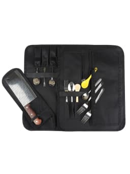 WESSLECO Chef Knife Bag Roll Carry Case Kitchen Cooking Portable Durable Storage Pockets