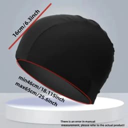 1pc Nylon Swim for Men and Women Waterproof Elastic Swim Caps Protect Your Ears Essential for Family Swimming Training