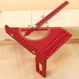 Multi Angle Ruler Multi-angle Carpenter Triangle Protractor Rust-Proof Carpenter Protractor Non-slip Precision Marking Gauge For