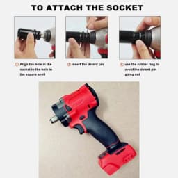 4 Gears Cordless Impact Wrench for Milwaukee 18V Battery 500N.m 1/2" Brushless Electric Driver Screwdriver Car Tires Power Tools