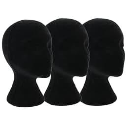 1Pc Female Head Model, Multi-purpose Foam Mannequin Head, Lightweight Wigs Hats Jewelry Display Stand for Clothes Store Showroom
