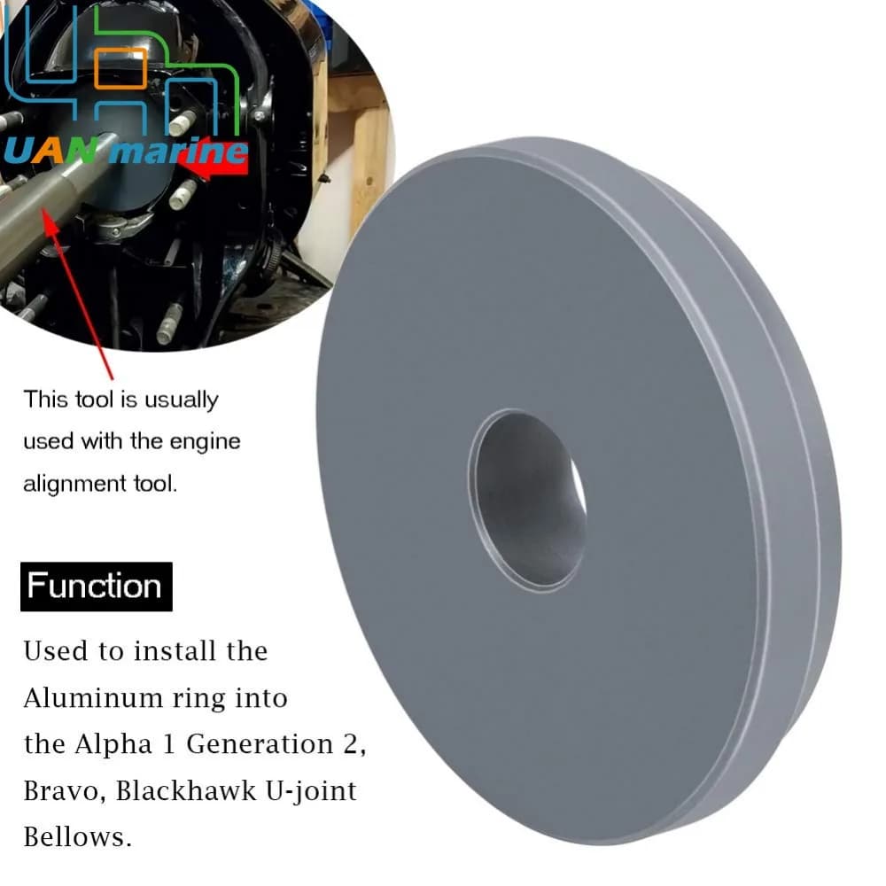 U-Joint Bellows for Mercruiser Alpha 1 Gen 2 Bravo Blackhawk Bellow Retainer Ring Install Tool 91-818162 18-9870