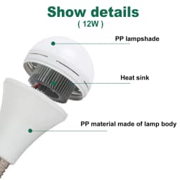 12W/7W/9W Led Portable Camping Emergency Bulb Rechargeable LED Tents Lighting with Battery backup Emergency Equipment Bulb