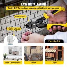 SucceBuy Welded Wire Fence Vinyl Coated Chicken Rabbit Mesh 1"x1" 16 Gauge 24"x50'/24"x100'/36"x50' Black Hardware Cloth & Mesh