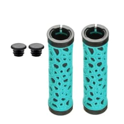 Chinese Style Bicycle Grips MTB Bike Handbar Grip Rubber Non-slip Bilateral Lock Cycling Bmx Bikes Handlebar Grips