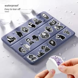 Creepy 100 PCS Horror Stickers Pack: Vinyl Terror Stickers, Horrifying Theme Stickers for Water Bottle, Laptop, Helmet - Scary G