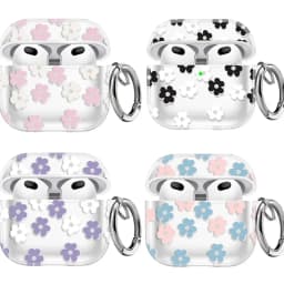 Soft AirPods Pro Protective Case With Floral Pattern, Compatible AirPods Case Cover For Airpods 1/2/3