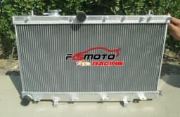 Aluminum Radiator + Fans For Subaru Impreza WRX STI GDB GDA 2002 2003 2004 2005 2006 2007 Manual MT