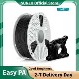SUNLU 1.75mm Easy PA 3D Printer Filament 1KG/350M, High Strength, No Warp/Crack, ±0.03mm, 100% Filament Lines Up Neatly From EU