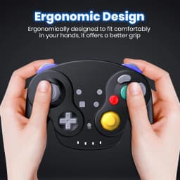 2.4 GHz Wireless for NGC Switch Online Controller,with NGC &USB Receiver,for Gamecube Switch 2 Windows Mac Raspberry Pi