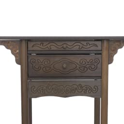 Retro Appearance Altar Table with Drawers Storage Meditation Table Strong Load Bearing Capacity