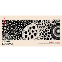 Yayoi Kusama Flower Exhibition Poster Canvas Painting Print Japanese Wall Art Picture for Living Room Home Decor Cuadros Zoro