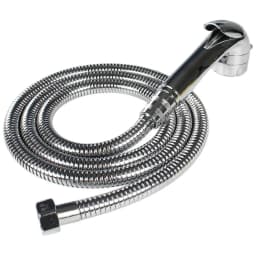 Outdoor Exterior Shower Box Kit Soft Metal Faucet Hose With Shower Head Quick Connect Adjustable Water Valve For RV Camper