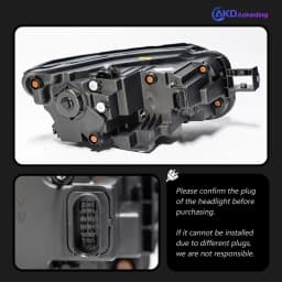AKD Head Lamp for VW PASSAT US B9 LED Headlight 2018-2020 Headlights B9 DRL Turn Signal High Beam Angel Eye Projector Lens