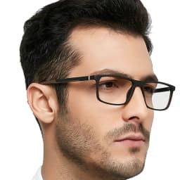 Prescription Glasses Men Blue Anti Light Glasses TR90 Black Computer Eyeglasses Frames For Men Myopia Fake Glasses Frame oculos