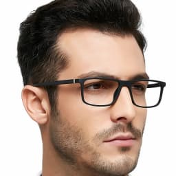Prescription Glasses Men Blue Anti Light Glasses TR90 Black Computer Eyeglasses Frames For Men Myopia Fake Glasses Frame oculos