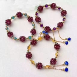 Natural Amazonite Clear Shining Cystal Adjustable Beaded Strand Bracelets for Women Girls Party Fashion Jewelry