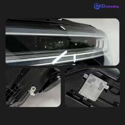AKD Head Lamp for Audi A6 C7 LED Headlight 2012-2018 Headlights A6 C7 DRL Turn Signal High Beam Angel Eye Projector Lens