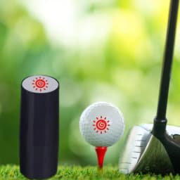 Waterproof Golf Ball Stamp Funny Golf Ball Stamper Stencil Quick Dry Lasting Waterproof Automatic Oil Out Golf Ball Stamp Ball