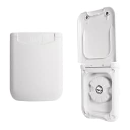 Camper Gravity Water Inlet With Magnetic Cover RV Fresh Water Fill Hatch Inlet Filter Lockable RV Water Inlet Cover Trailer Tank