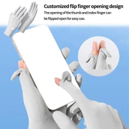UV Gloves Ice Feeling Thin UPF 50 Breathable Sunscreen Gloves Sunscreen Gloves Thin Gloves For Driving Riding Hiking Paddling