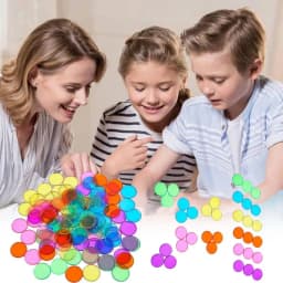 Magnetic Circular Sheet Montessori Learning Toys Physics Science Experiment Kit Color Counting Math Toy Educational Magnetic Toy
