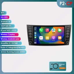 Hizpo 8" Car Radio Stereo For Benz E-Class W211 2002-2009 CLS-CLK-G-Class W463 W209 W219 GPS Navi AI Carplay Multimidia Player