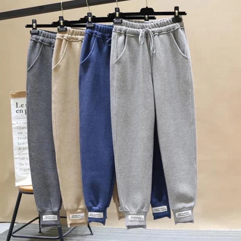 Sweatpants Women Baggy Gray Sports Pants Joggers Wide Leg Oversized Streetwear High Waisted Trousers Women 2023 New