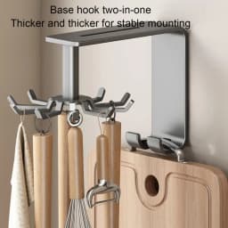 Hanging Hooks kitchen and Storage Organizer Gadgets Shelf Organizer Housekeeper on Wall Cutting Board Spatula Spoon Knife Rack