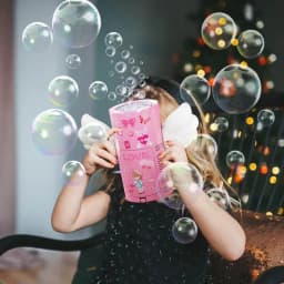 Angel Wing Design 20 Hole Automatic Bubble Machine With Non-slip Handle Parent-Child Interaction Party Outdoor Toy Children Gift